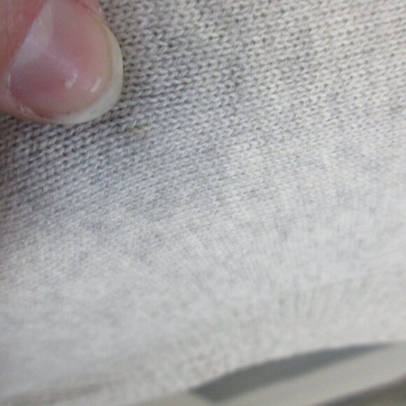 Lululemon Still Movement Sweater Women's 6 Gray Cotton Open Knit Casual 252 - Picture 6 of 10